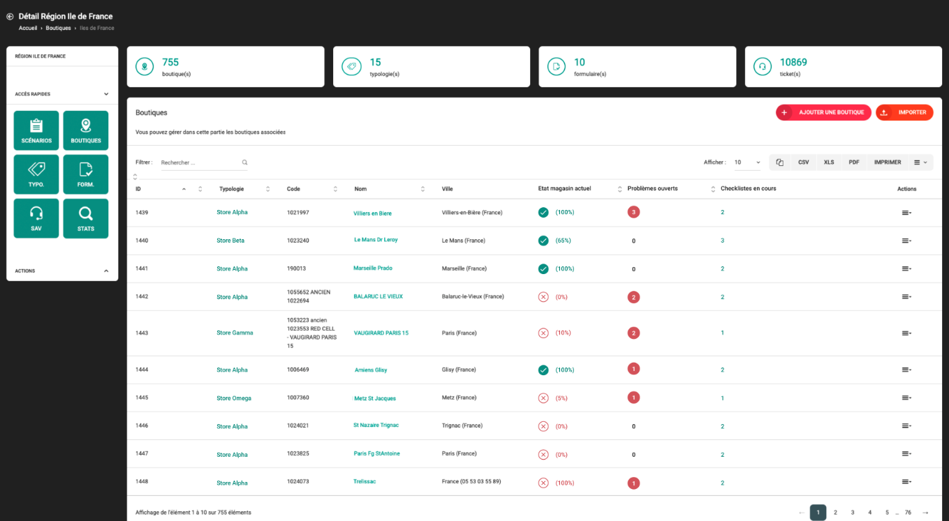 mockup plateforme ticketing nestjs