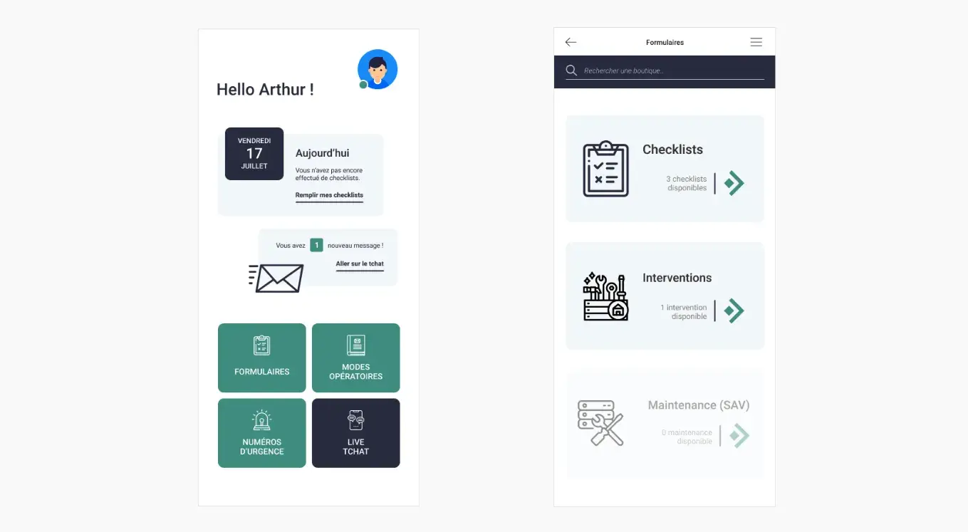mockup supervision retail nestjs